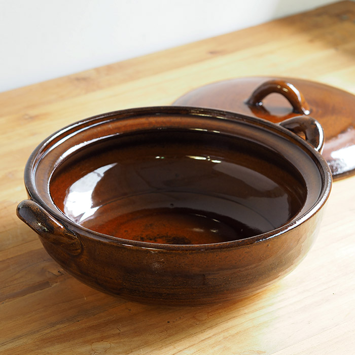 フォースマーケット　アグラ鍋　9号　鼈甲（茶）　/　4th-market