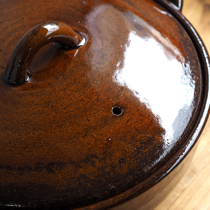 フォースマーケット　アグラ鍋　9号　鼈甲（茶）　/　4th-market