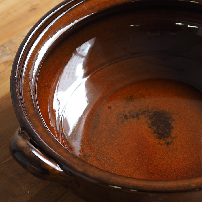 フォースマーケット　アグラ鍋　9号　鼈甲（茶）　/　4th-market