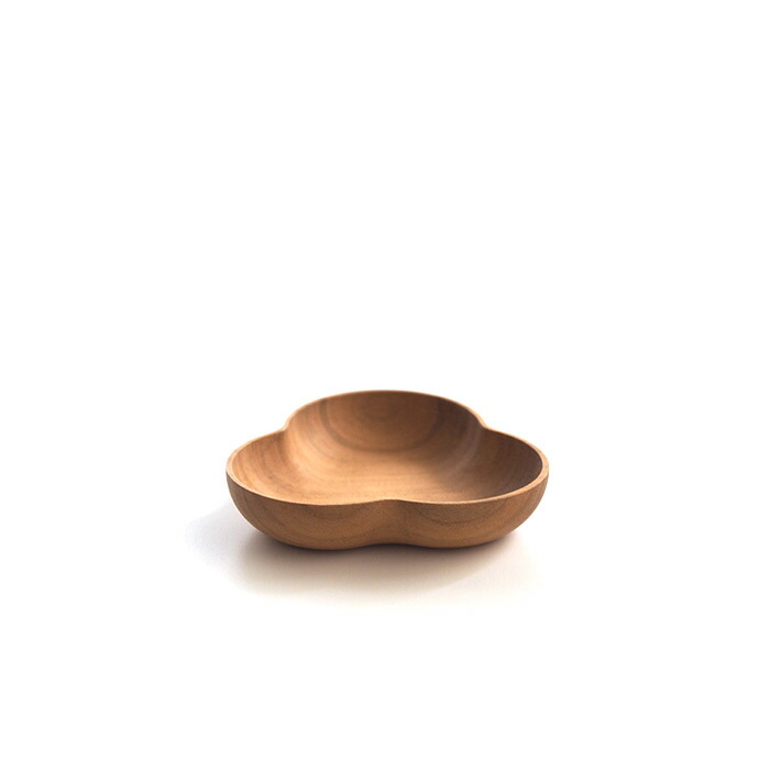 四十沢木材工芸　KITO　豆皿　みつば