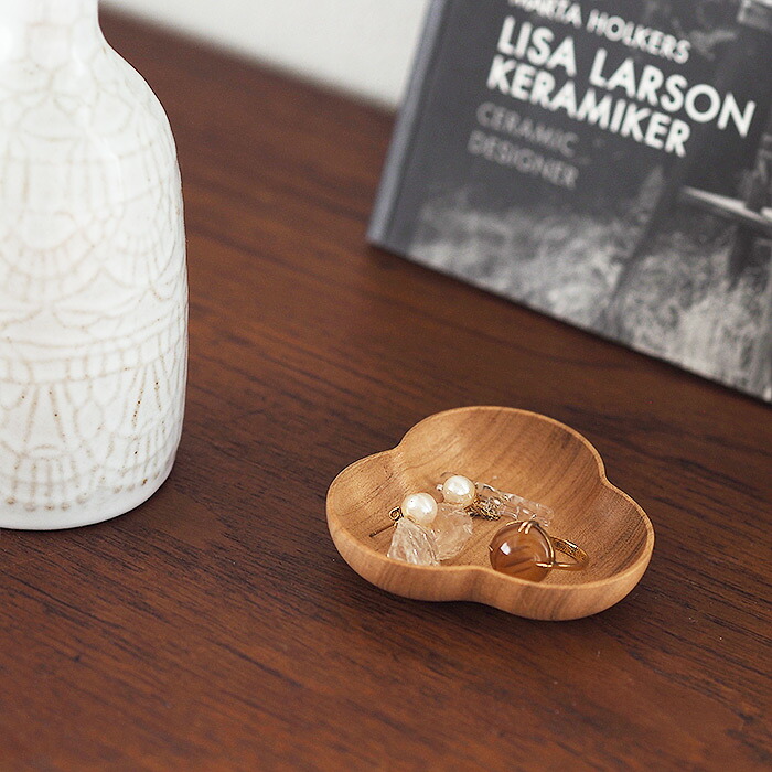 四十沢木材工芸　KITO　豆皿　みつば