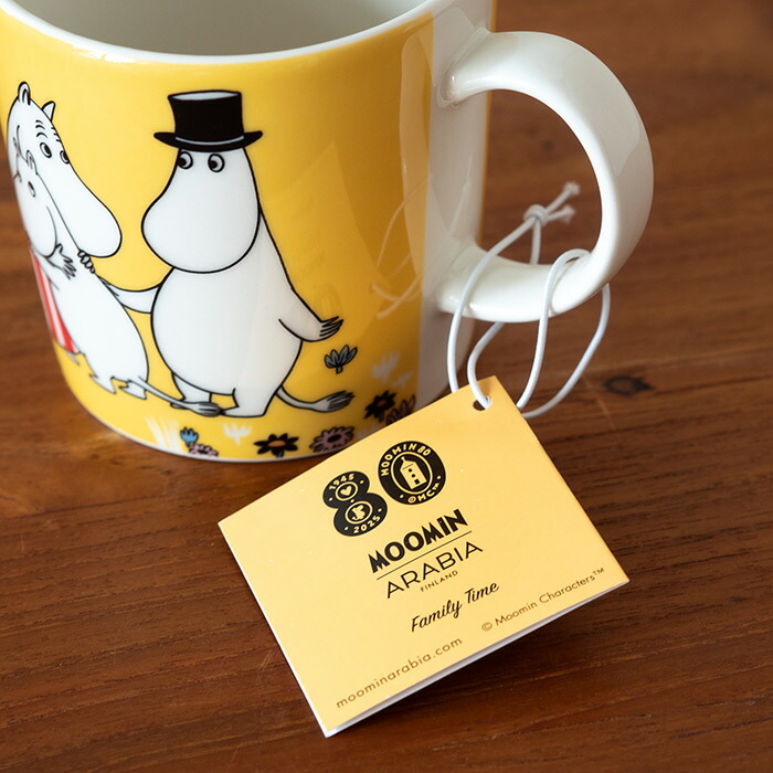 アラビア　ムーミン　クラシックマグ　ファミリータイム　80周年　/　ARABIA　Moomin