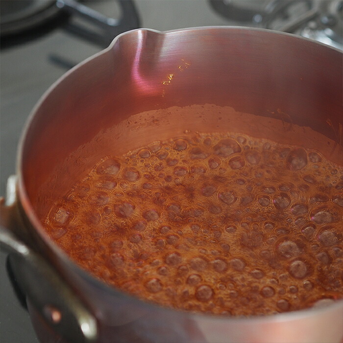 ボウマル　銅のキャラメルソースパン　16cm（フランス製）　/　BAUMALU