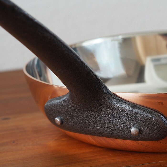 ボウマル　銅のフライパン　24cm（フランス製）　/　BAUMALU