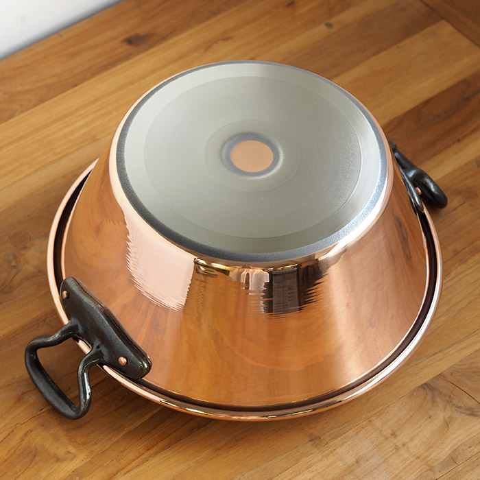 【IH対応】ボウマル　銅のジャム鍋　26cm（フランス製）　/　BAUMALU