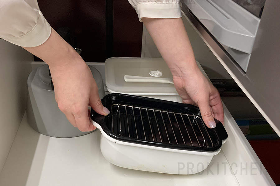 角型天ぷら鍋セット　コンパクト