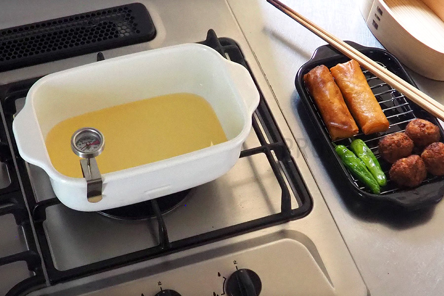 角型天ぷら鍋セット