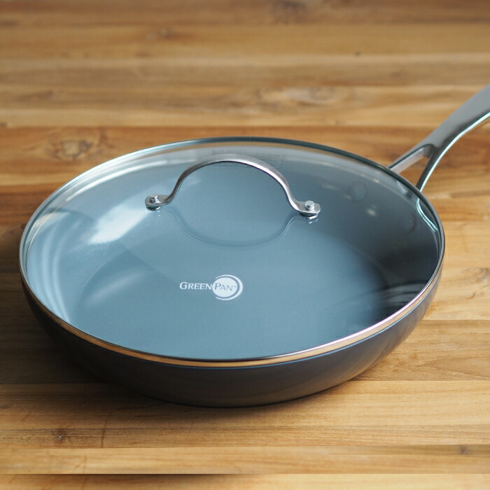 グリーンパン　ガラス蓋　28cm　/　GREENPAN