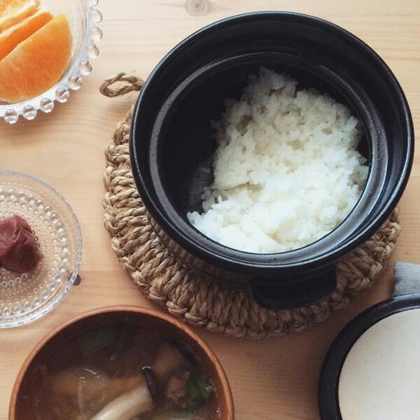 かもしか道具店　ごはんの鍋　一合炊き　黒