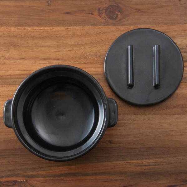 かもしか道具店　ごはんの鍋　三合炊き　黒