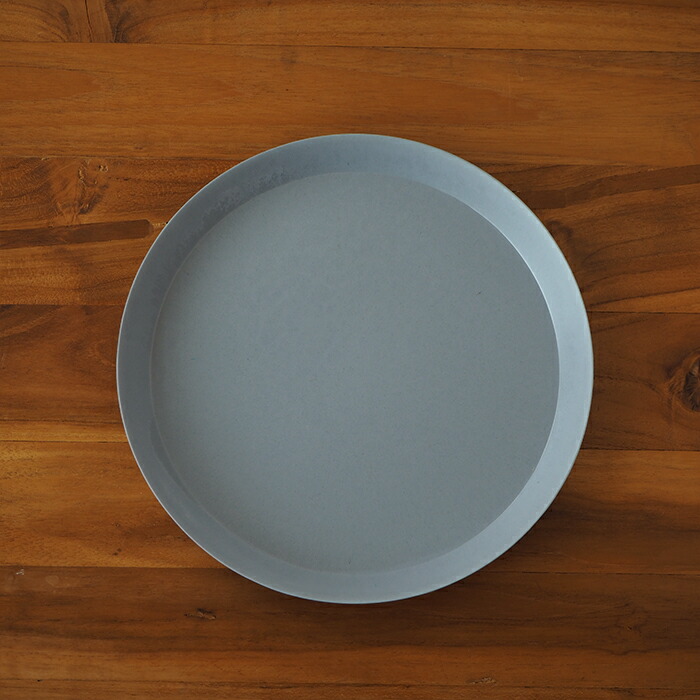 イデアコ　ウスモノ　プレート24cm　ブルー　/　ideaco　※