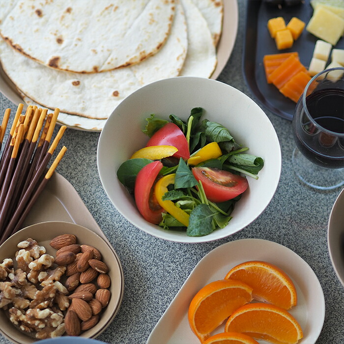 イデアコ　ウスモノ　ボウル　サンドホワイト　/　ideaco　※