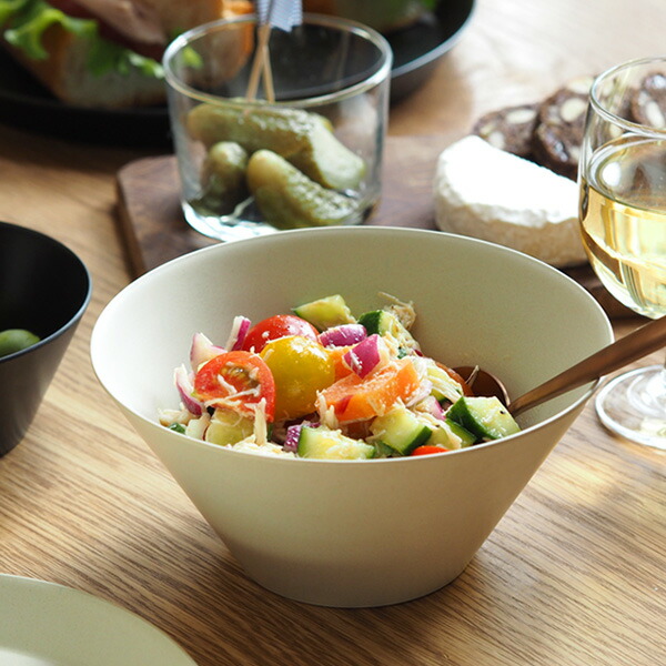 イデアコ　ウスモノ　ボウル　サンドホワイト　/　ideaco　※