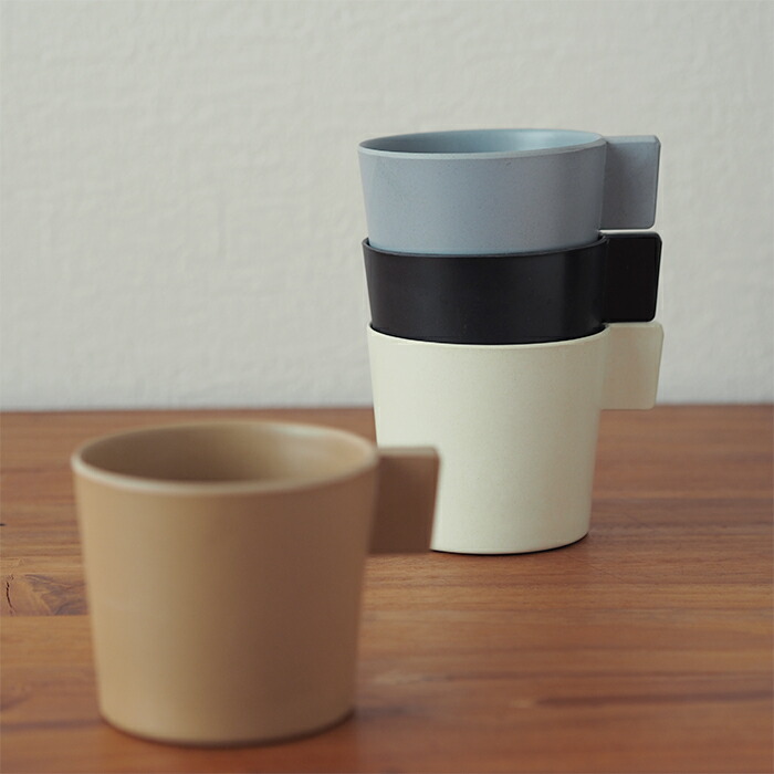 イデアコ　ウスモノ　カップ　ブルー　/　ideaco　※