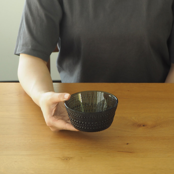 イッタラ　カステヘルミ　ボウル　230ml　ダークグレー　/　iittala　Kastehelmi