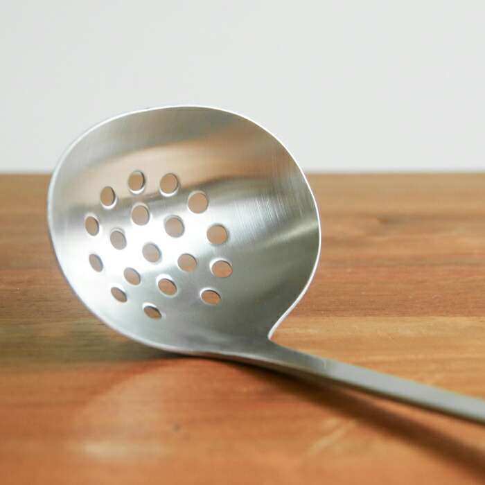 工房アイザワ　キッチンツール　パセリ　穴明お玉　大