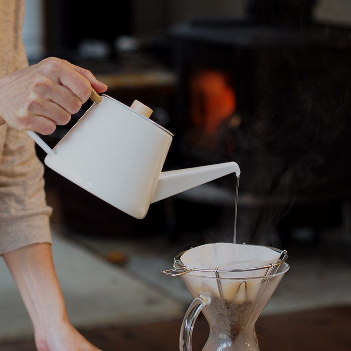 ■カイコ　ドリップケトルS　籐巻　/　kaico