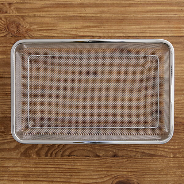 家事問屋　下ごしらえ角ザル　1/1