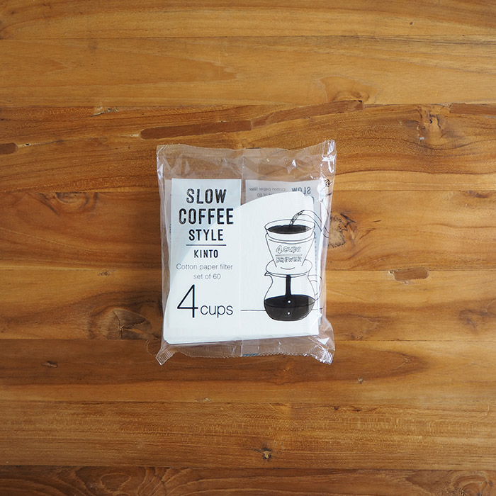 キントー　SCS　コットンペーパーフィルター　4cups　/　KINTO