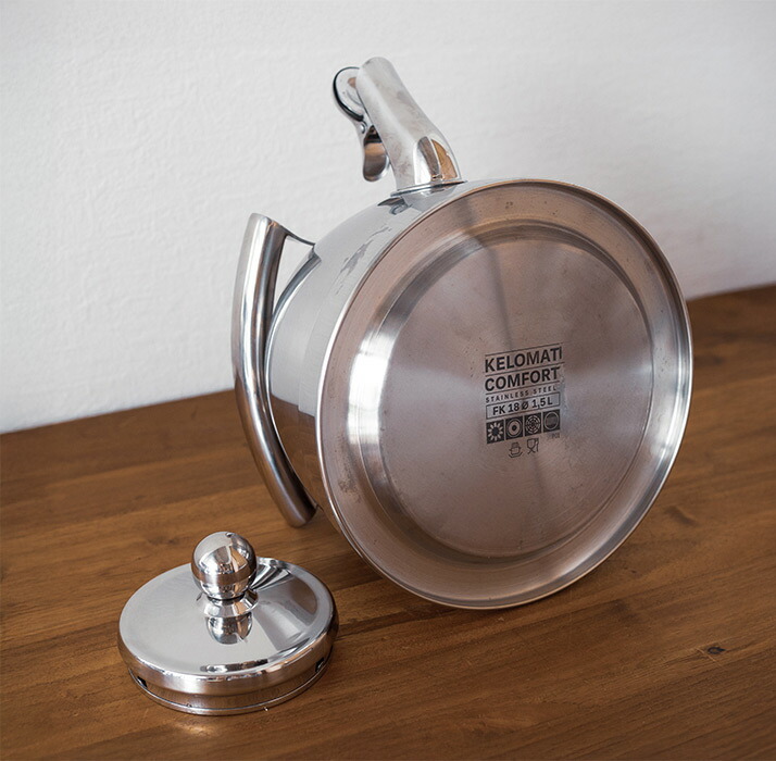ケロマット　ステンレス製　フルートケトル 1.5L　/　KELOmat