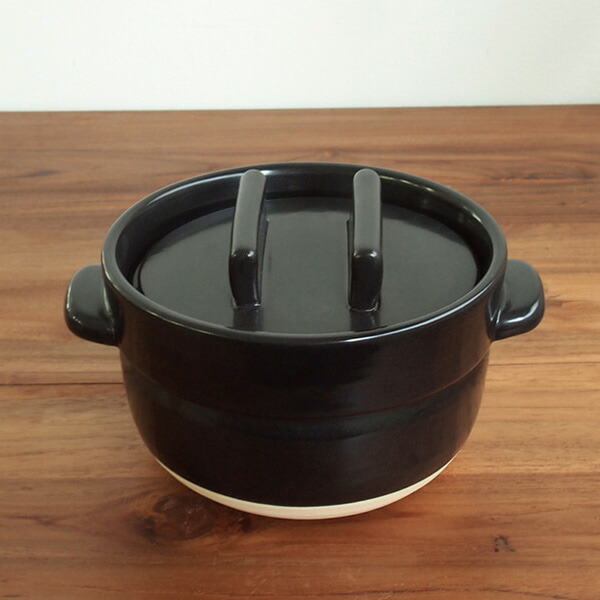 かもしか道具店　ごはんの鍋　二合炊き　黒