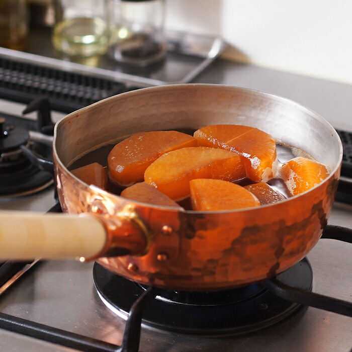 中村銅器製作所　銅行平鍋　18cm