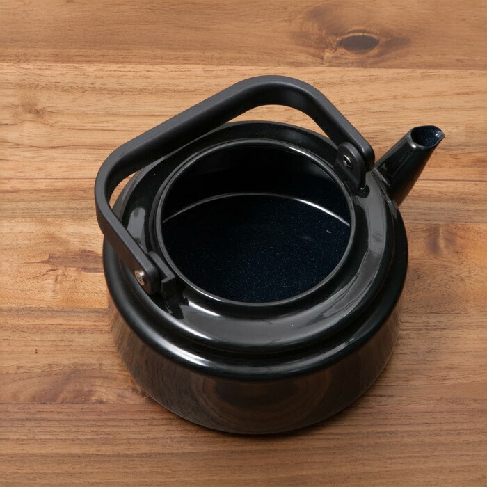 野田琺瑯　アムケトル　ブラック