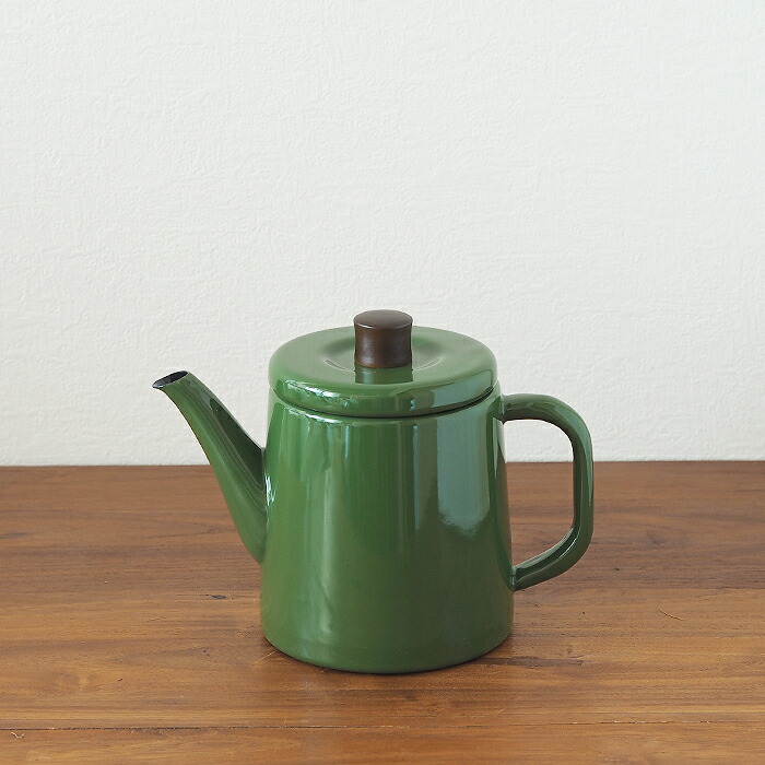 野田琺瑯　ポトル　グリーン