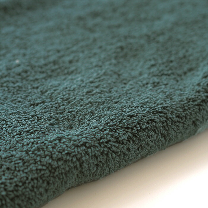 ココチエナ　カラユイ　フェイスタオル　ダークグリーン　34×80cm　/　cocochiena