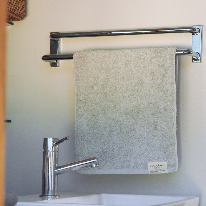 ココチエナ カラユイ フェイスタオル ブルー 34×80cm / cocochiena