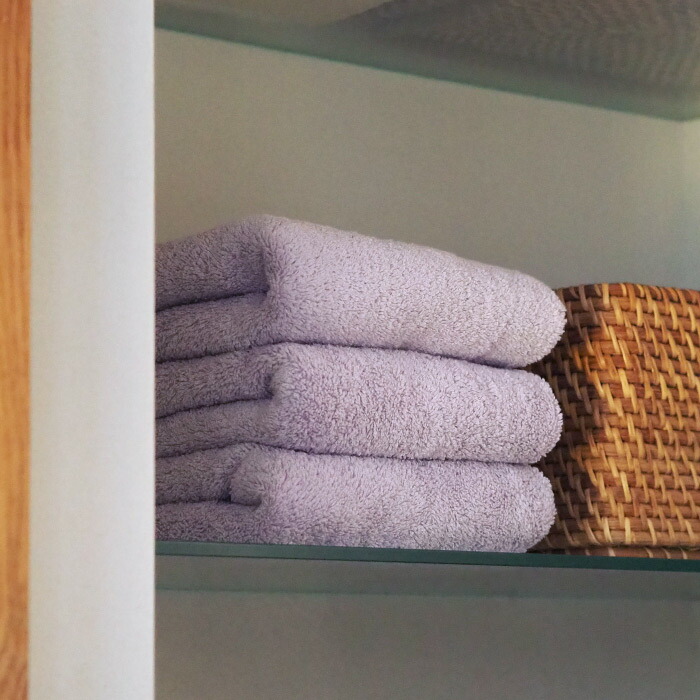 ココチエナ　カラユイ　フェイスタオル　パープル　34×80cm　/　cocochiena