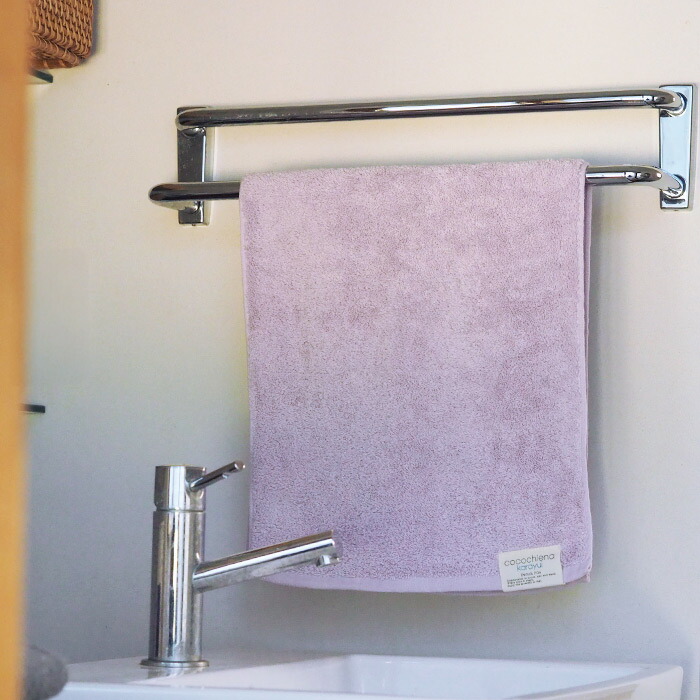ココチエナ　カラユイ　フェイスタオル　パープル　34×80cm　/　cocochiena