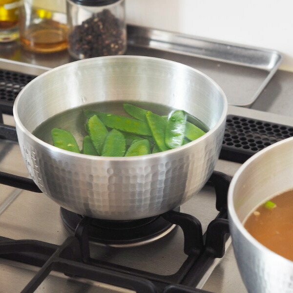 中尾アルミ製作所　ヤットコ鍋　15cm