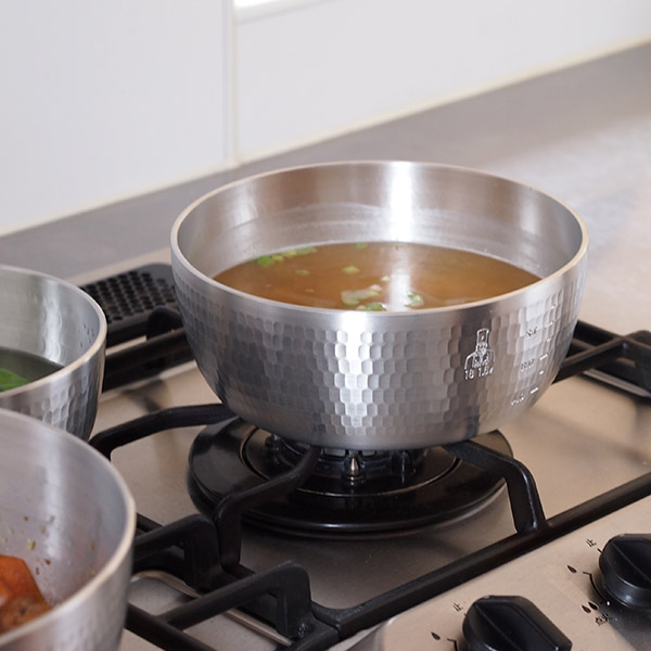 中尾アルミ製作所　ヤットコ鍋　18cm