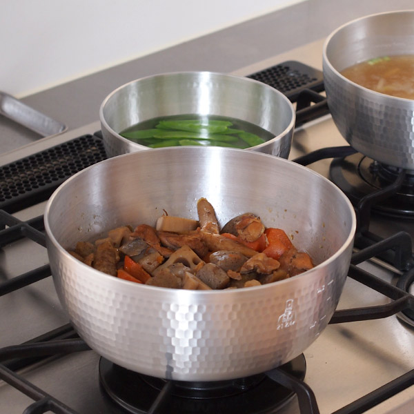 中尾アルミ製作所　ヤットコ鍋　21cm