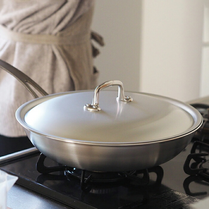 中尾アルミ製作所　シルクフライパン　フタ　30cm