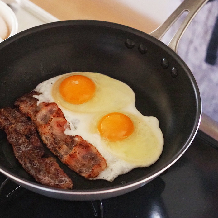 中尾アルミ製作所　シルクフライパン　浅型（新ステンキャスト）　24cm