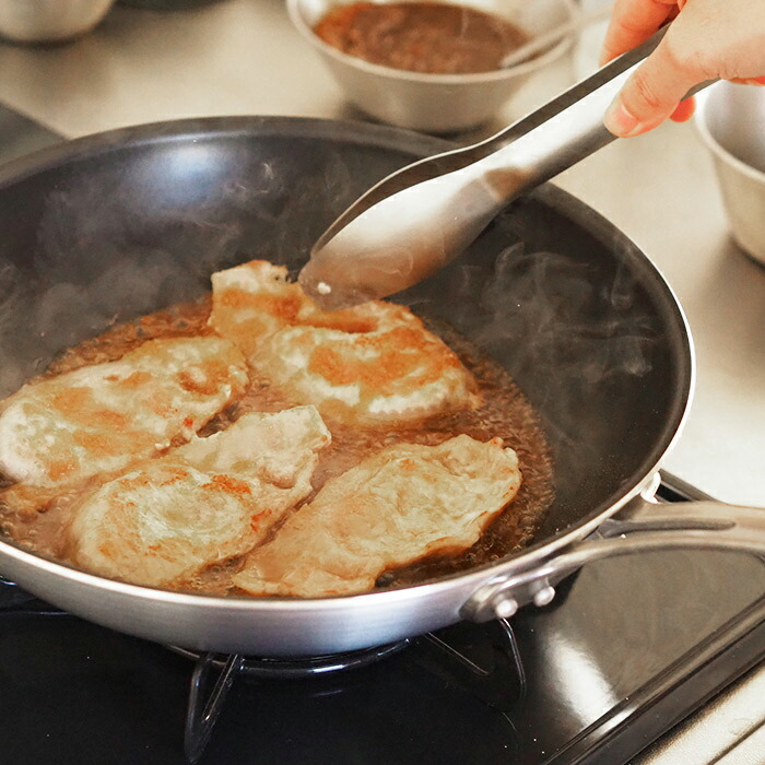 中尾アルミ製作所　シルクフライパン　浅型（新ステンキャスト）　27cm