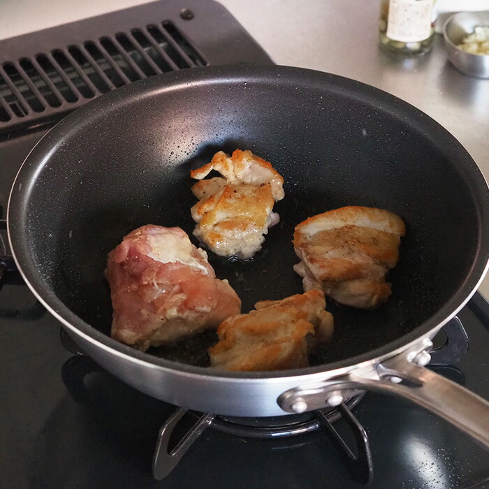 中尾アルミ製作所　シルクフライパン　深型（新ステンキャスト）　24cm