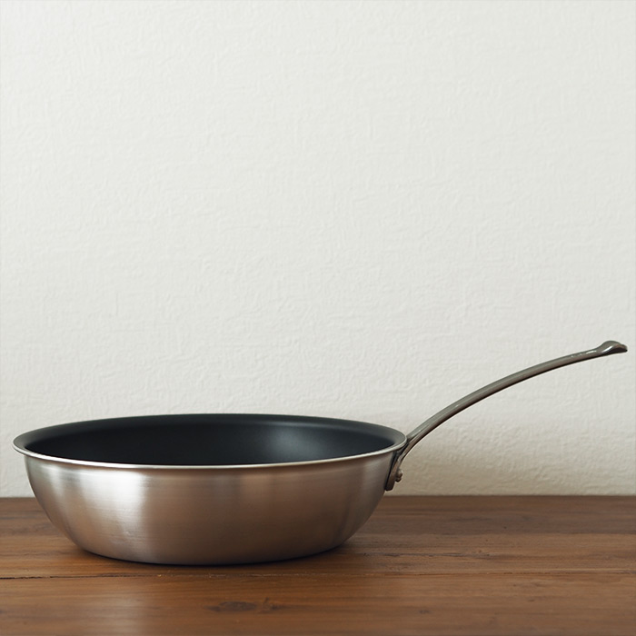 中尾アルミ製作所　シルクフライパン　深型（新ステンキャスト）　30cm