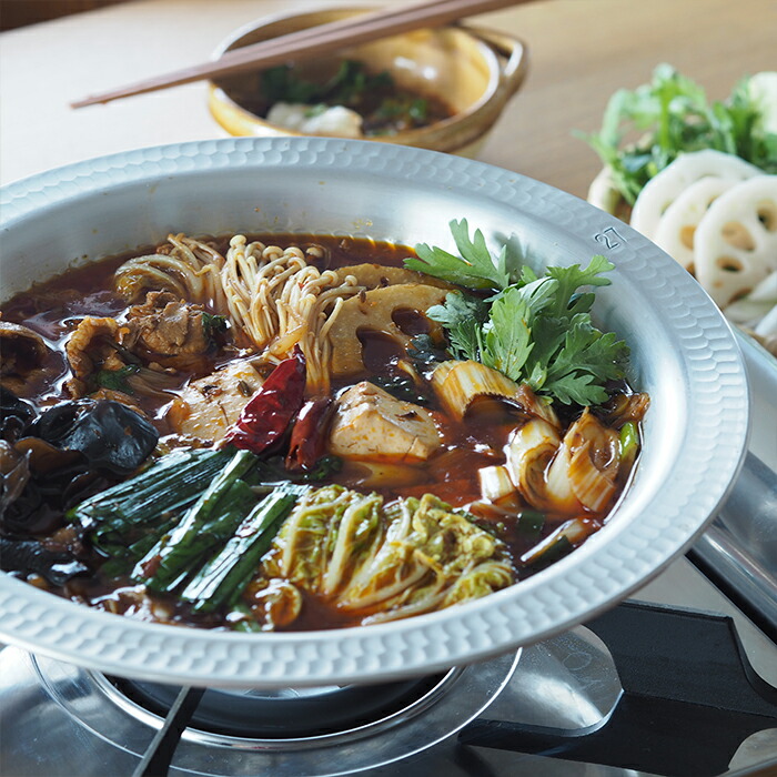 中尾アルミ製作所　N-26　打出うどんすき鍋　27cm