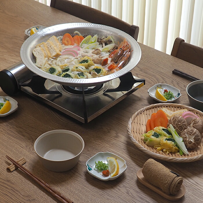 中尾アルミ製作所　N-26　打出うどんすき鍋　33cm