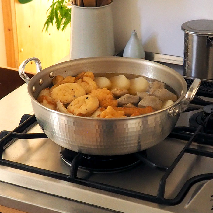 中尾アルミ製作所　N-39　打出浅鍋（揚鍋）24cm