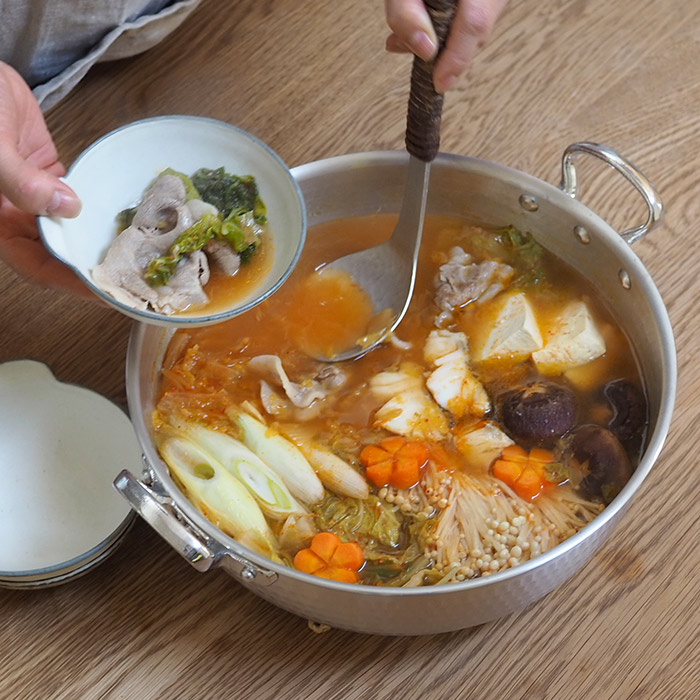 中尾アルミ製作所　N-39　打出浅鍋（揚鍋）27cm