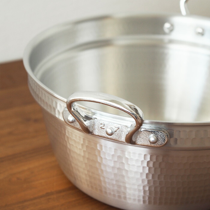 中尾アルミ製作所　厚板打出料理鍋　27cm