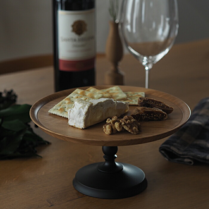 オシオクラフト　コンポート皿　黒染め　桜　/　osio craft