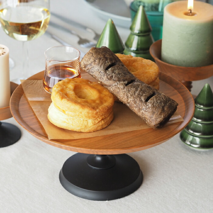 オシオクラフト　コンポート皿　黒染め　桜　/　osio craft