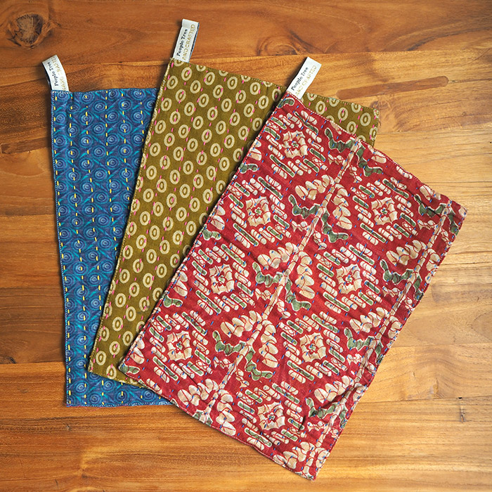 ピープルツリー　リサイクルサリー　マルチクロス（3枚セット）　/　People　Tree