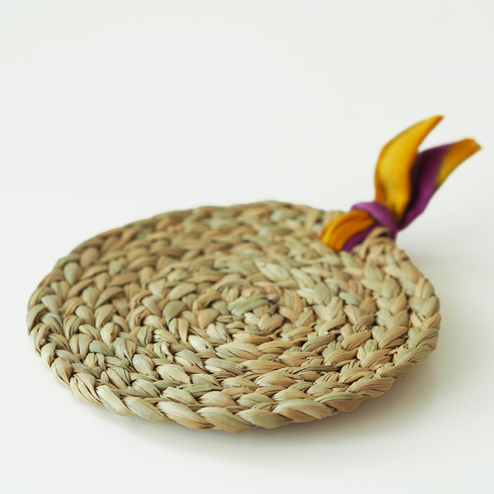 ピープルツリー　パティ草のコースター　2枚セット　/　People Tree