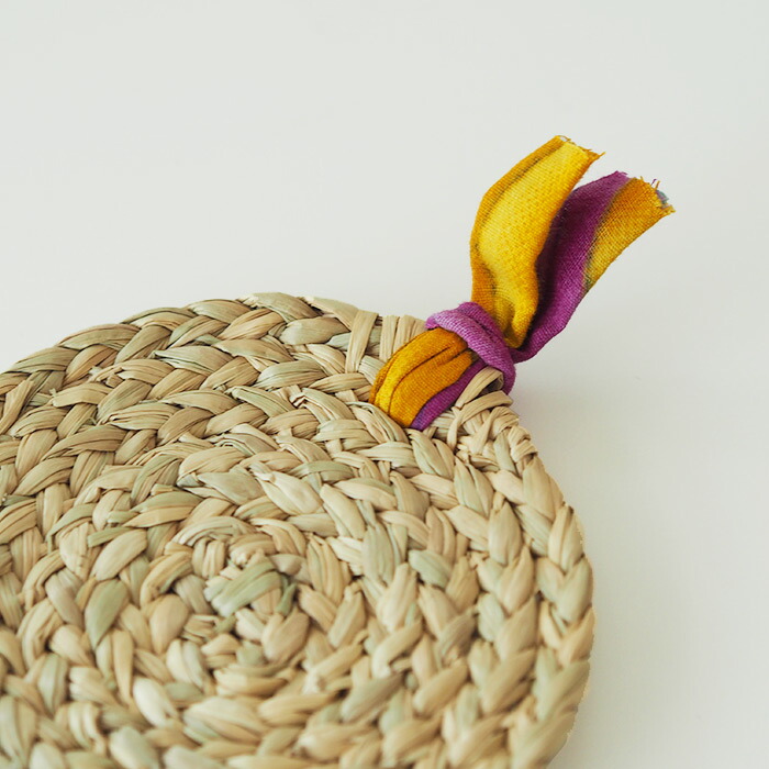 ピープルツリー　パティ草のコースター　2枚セット　/　People Tree